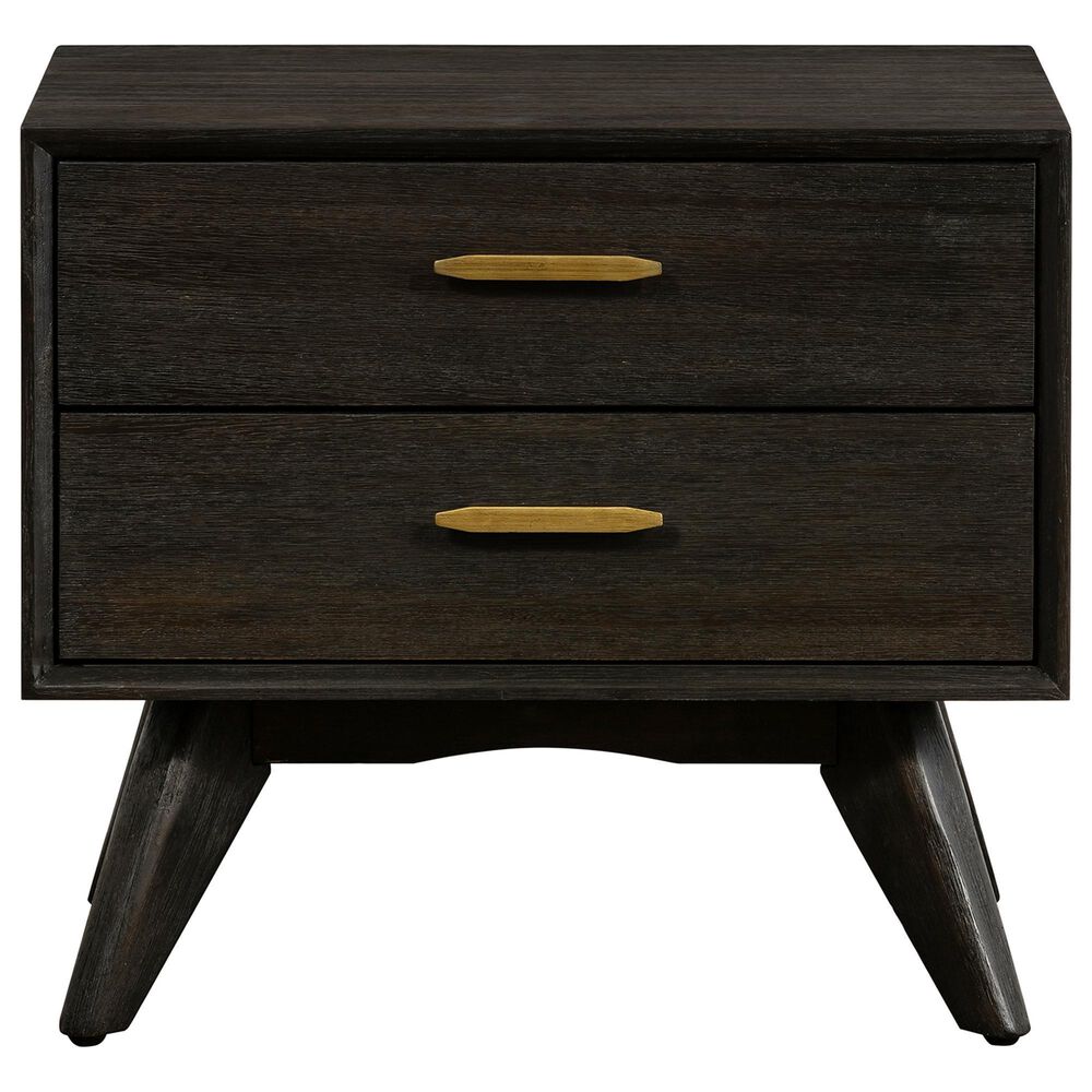 Blue River Loft 2-Drawer Nightstand in Brushed Brown-Grey, , large