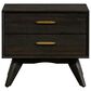 Blue River Loft 2-Drawer Nightstand in Brushed Brown-Grey, , large