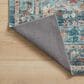 Rifle Paper Co Crafted by Cloth and Company Courtyard 2" x 5" Eve Blue Runner, , large