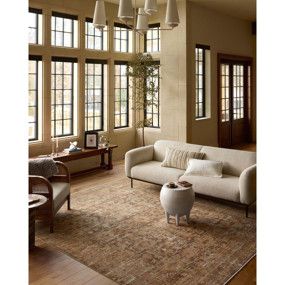 Loloi Heritage 8&#39; x 10&#39; Bark and Multicolor Area Rug, , large