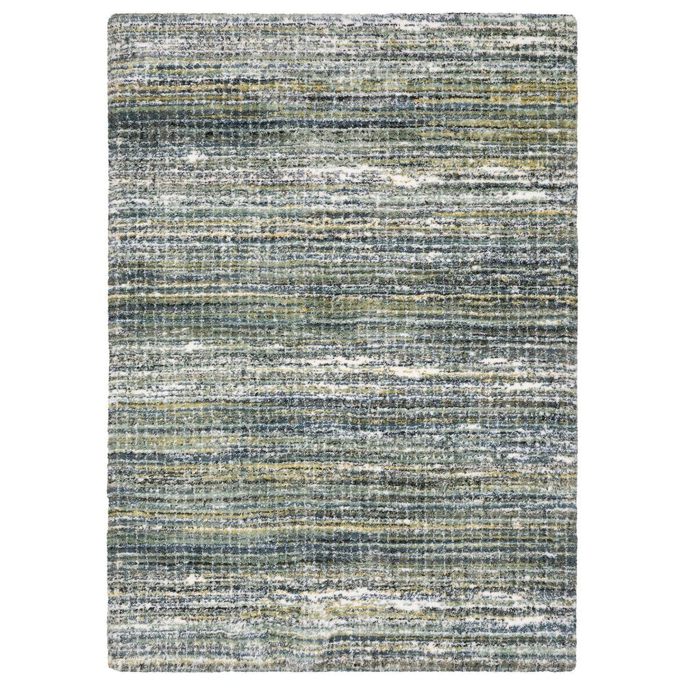 Oriental Weavers Galileo GAL07 Green and Blue 7&#39;10&quot; x 10&#39;10&quot; Area Rug, , large