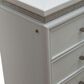 Belle Furnishings Reflections 6-Drawer Dresser Only in Pearl White and Rhinestone, , large