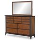 Legacy Classic Fenmore 4-Piece Queen Panel Bedroom Set in Mocha and Distressed Cherry, , large