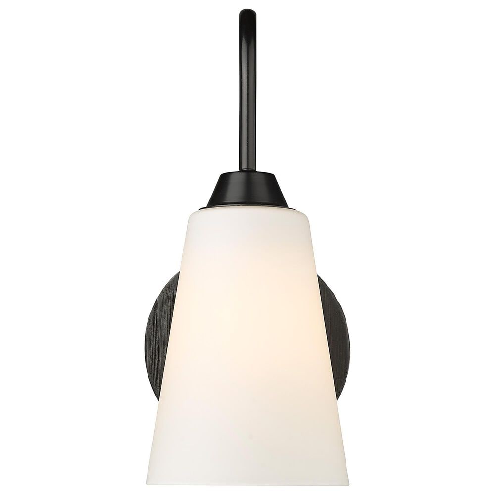 Golden Lighting Neela 1-Light Wall Sconce in Matte Black, , large