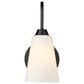 Golden Lighting Neela 1-Light Wall Sconce in Matte Black, , large