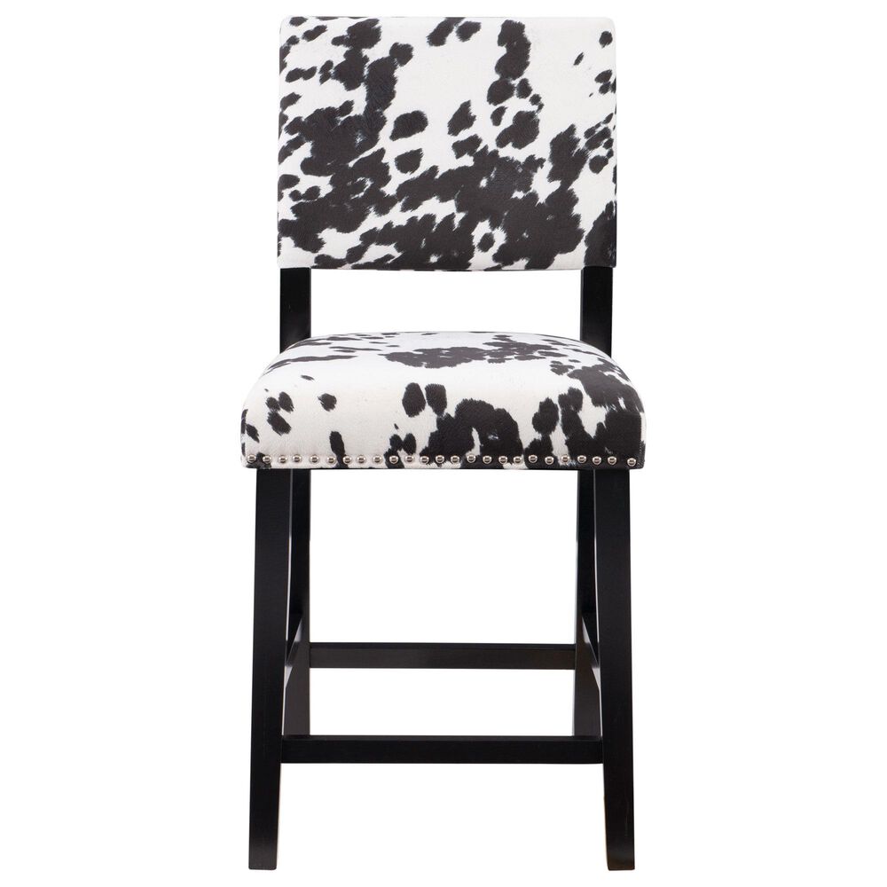 Linon Home Decor Corey Counter Stool in Black, , large