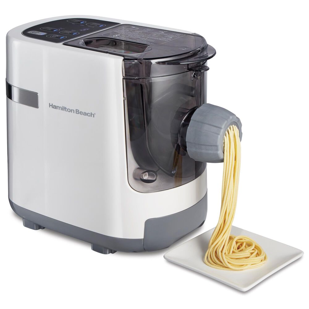 Hamilton Beach 7 Electric Pasta Discs and Noodle Maker in White, , large