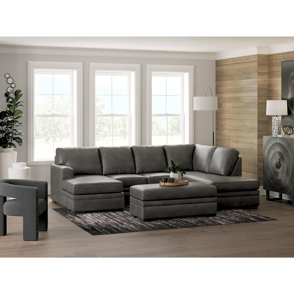 Ashley Lofton-Pike Oversized Accent Ottoman in Shadow, , large