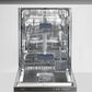Fulgor Milano 24" Steel Tub Build-In Distinto Handle Dishwasher in Stainless Steel, , large