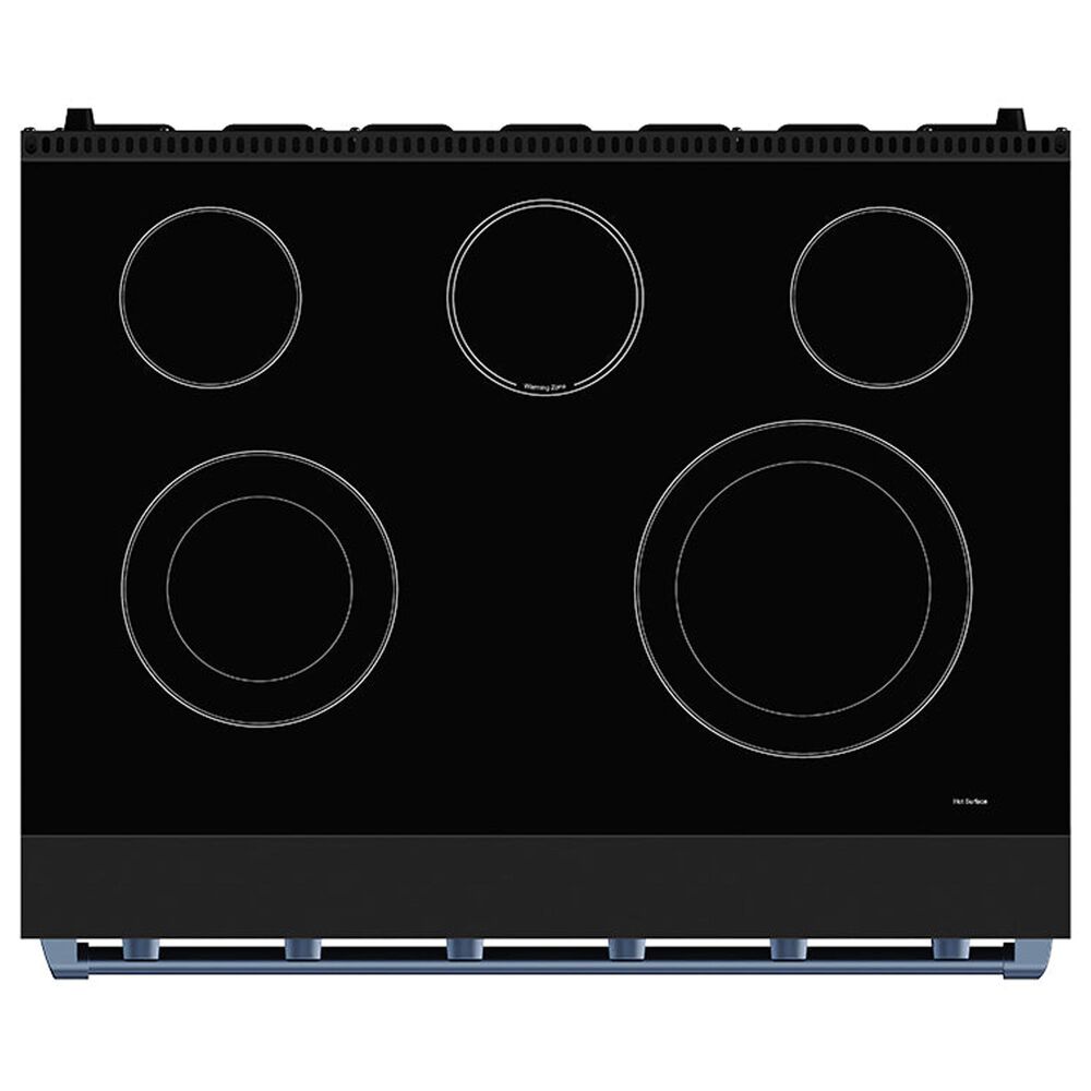 Thor Kitchen Gordon Ramsay 6 Cu. Ft. Professional Freestanding Electric Range with Blue Handle Kit in Black, , large