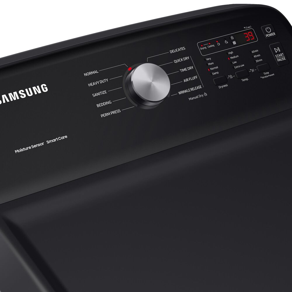 Samsung 7.4 cu. ft. Electric Dryer with Sensor Dry in Brushed Black, , large