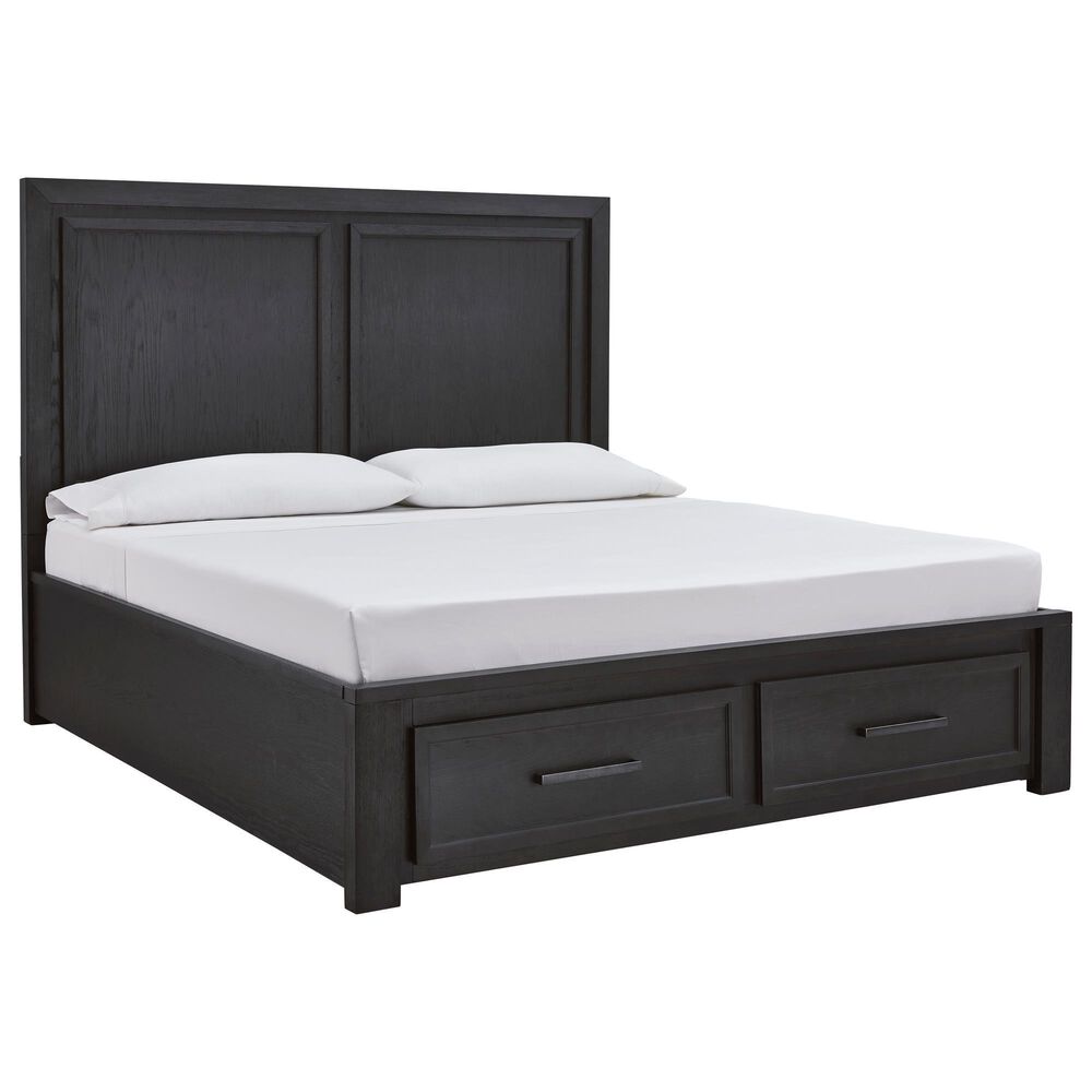 Millenium Foyland California King Storage Bed in Black and Brown, , large