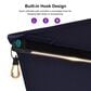 HOMLUX 13" Outdoor Double-Sided Market Umbrella with Base  in Navy Blue, , large