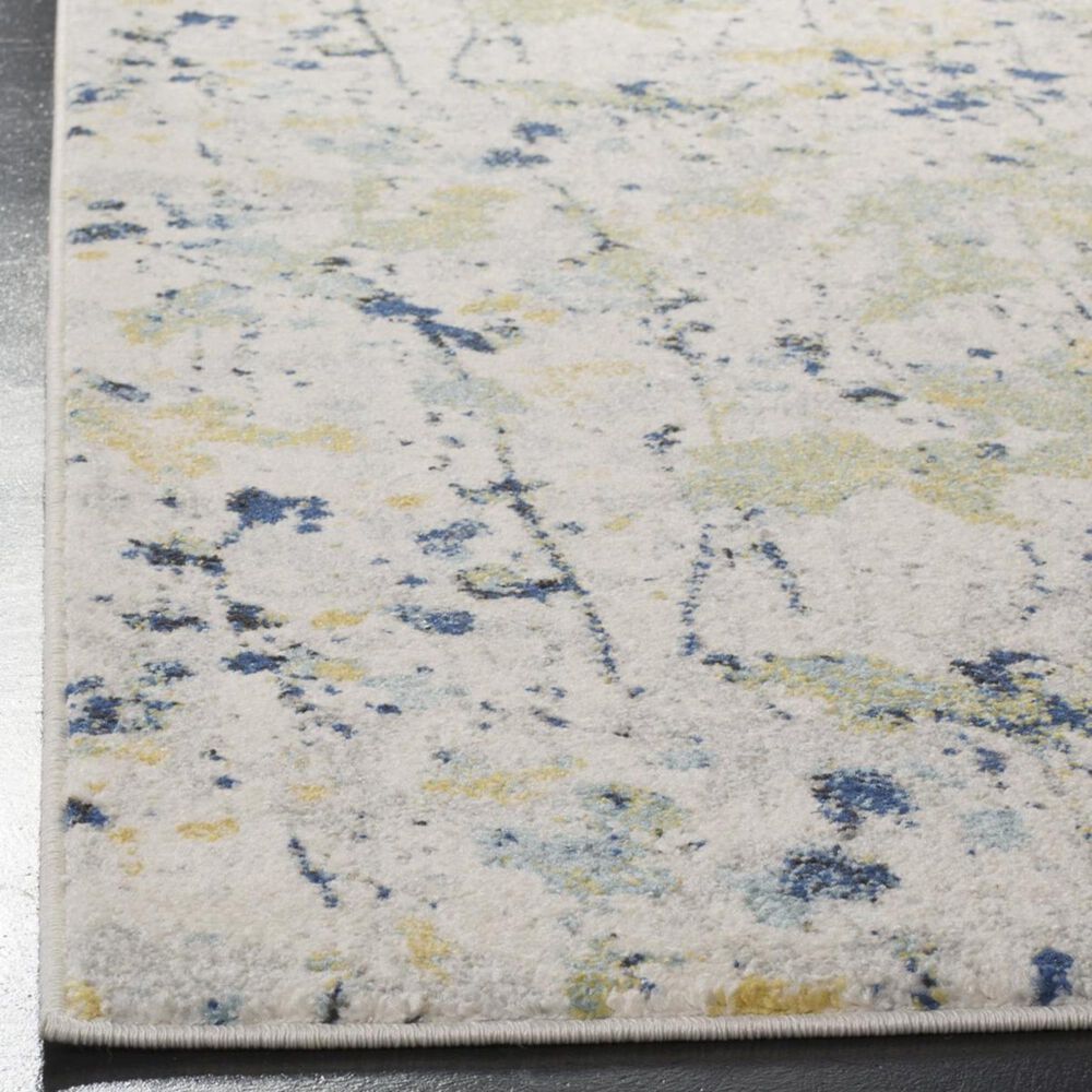 Safavieh Evoke EVK284C 2&#39;2&quot; x 7&#39; Ivory and Yellow Runner, , large