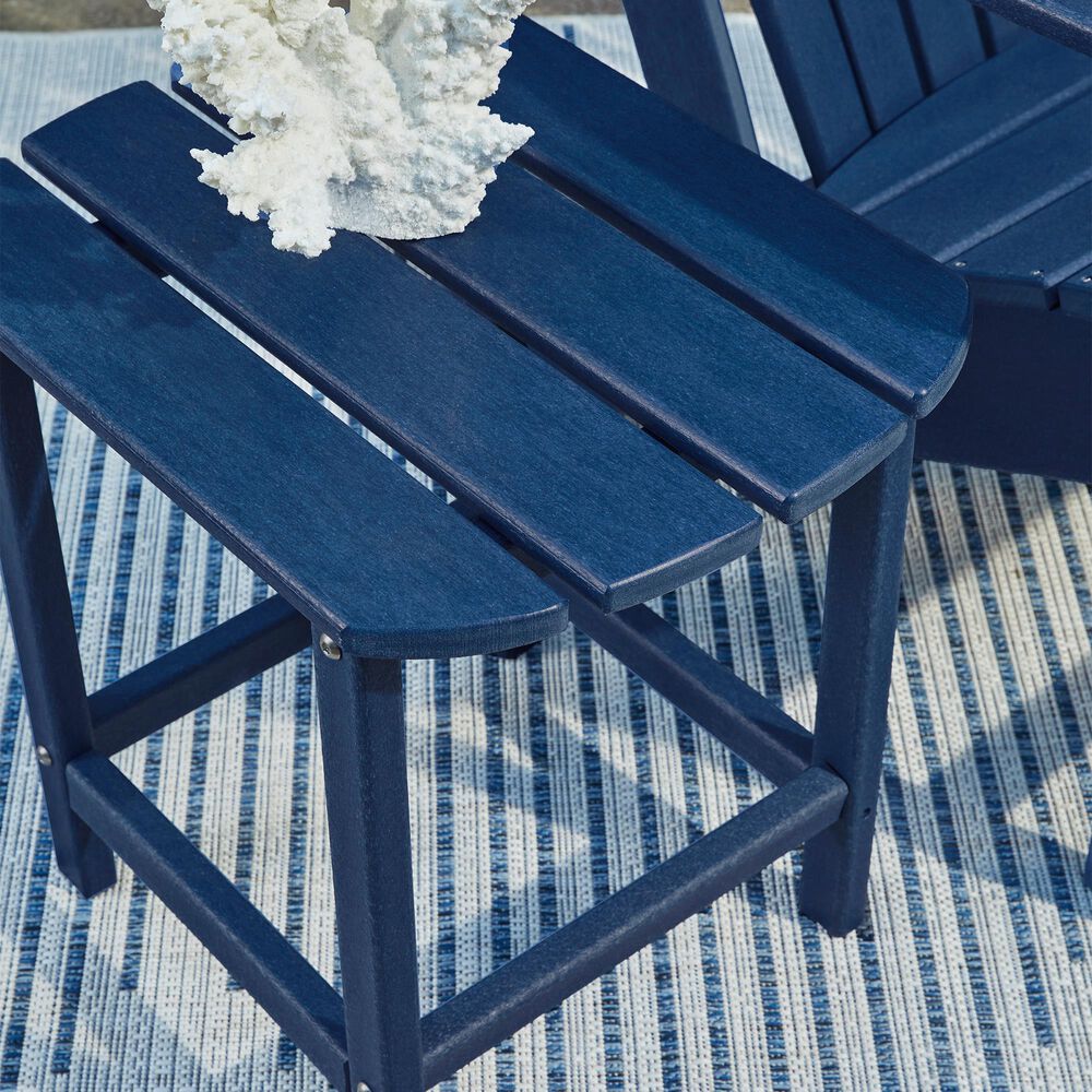 Ashley Sundown Treasure Patio End Table in Blue, , large