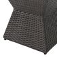 Hearth and Haven Calhoun Outdoor Square End Table in Brown, , large