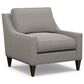 Lexington Furniture Belmont Arm Chair in Black, White and Teal Weave, , large