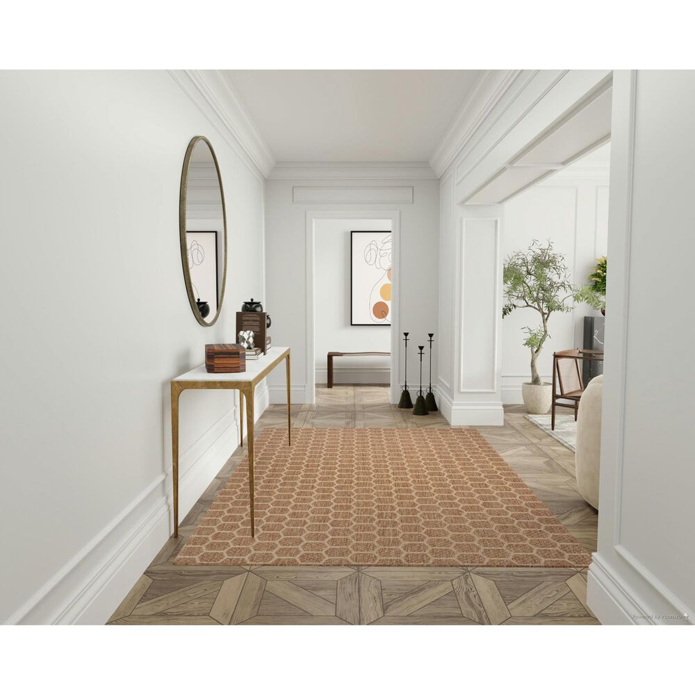 Nourison Twist Reversible 6&#39; x 9&#39; Natural Indoor/Outdoor Area Rug, , large