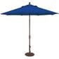 Treasure Garden 9" Umbrella with Bronze Stand in Blue Sky, , large