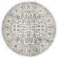 Amer Rugs Alpine 7"10" Round Light Gray Area Rug, , large