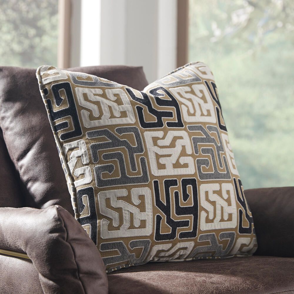 Signature Design by Ashley Tillamook Pillow in Black, Tan and Gray, , large