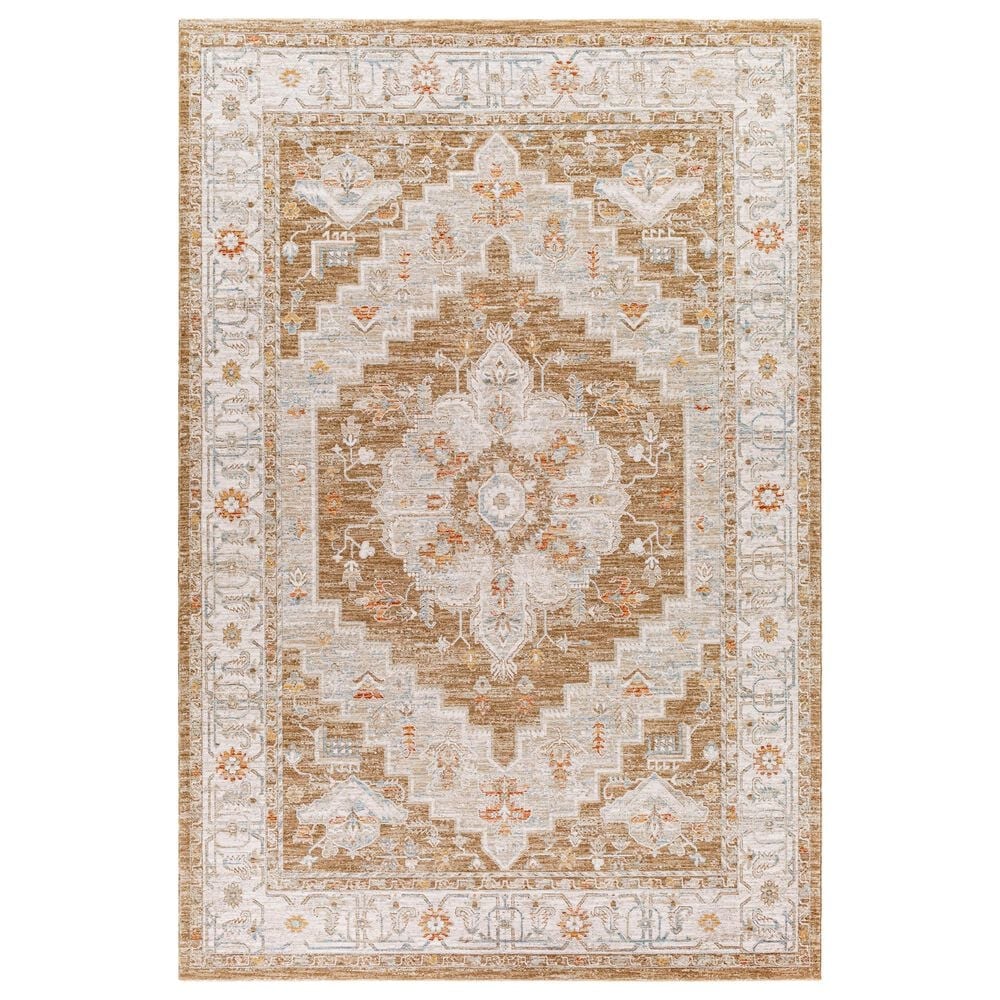 Surya Avant Garde AVT-2315 2" x 3" Orange, Blue and Beige Area Rug, , large