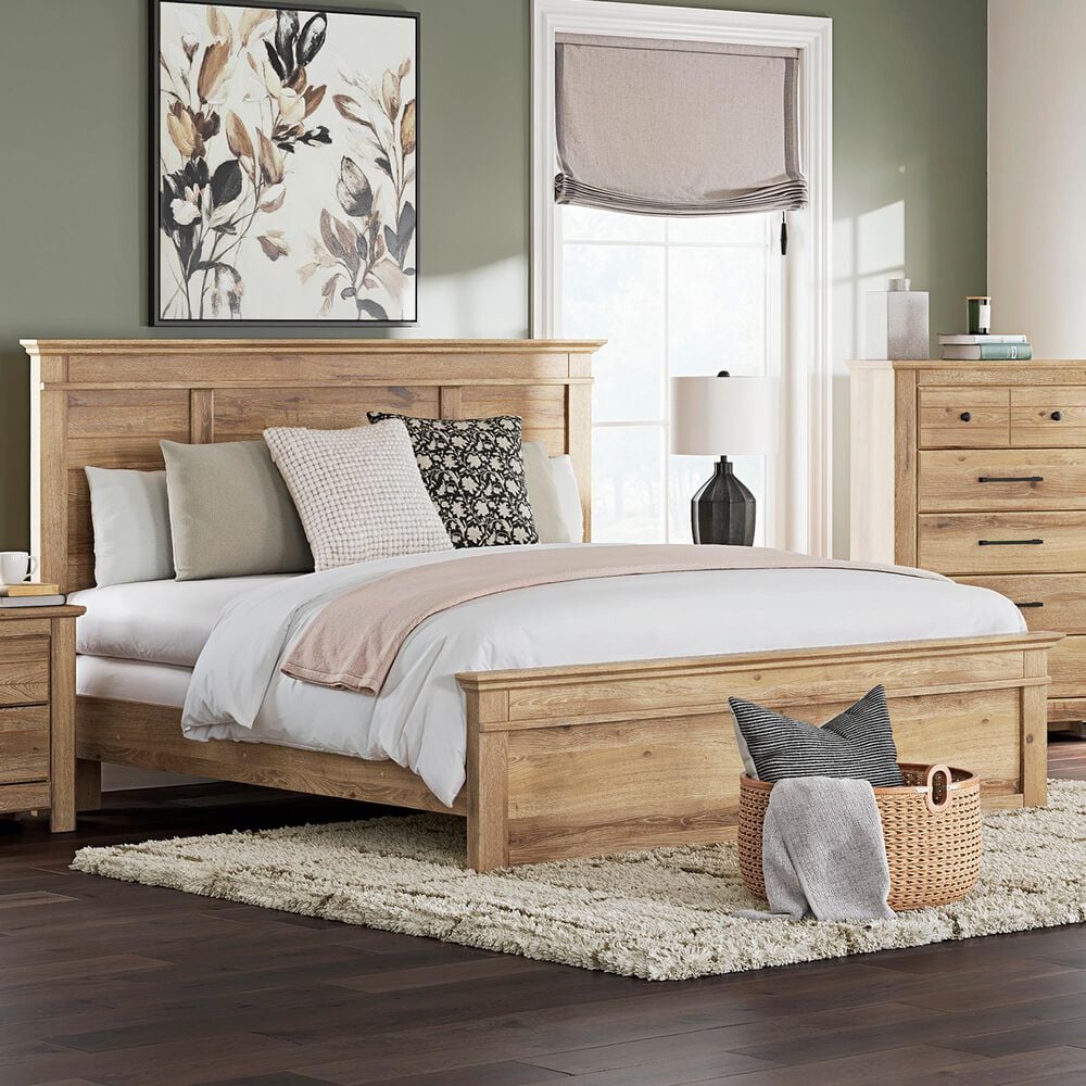 Ashley Makidern King Panel Bed in Tan, , large