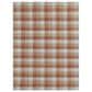 Amer Rugs Tartan 9" x 13" Orange Area Rug, , large