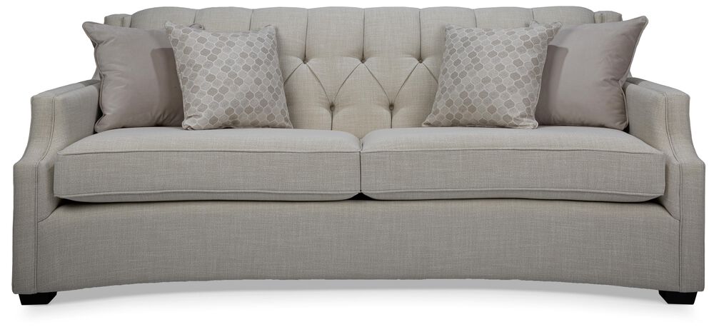 Decor-Rest Furniture Stationary Sofa in Effie Ivory, , large