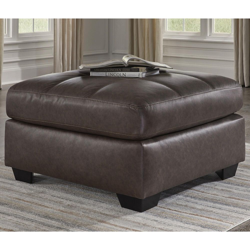 Ashley Barlin Mills Oversized Accent Ottoman in Umber, , large