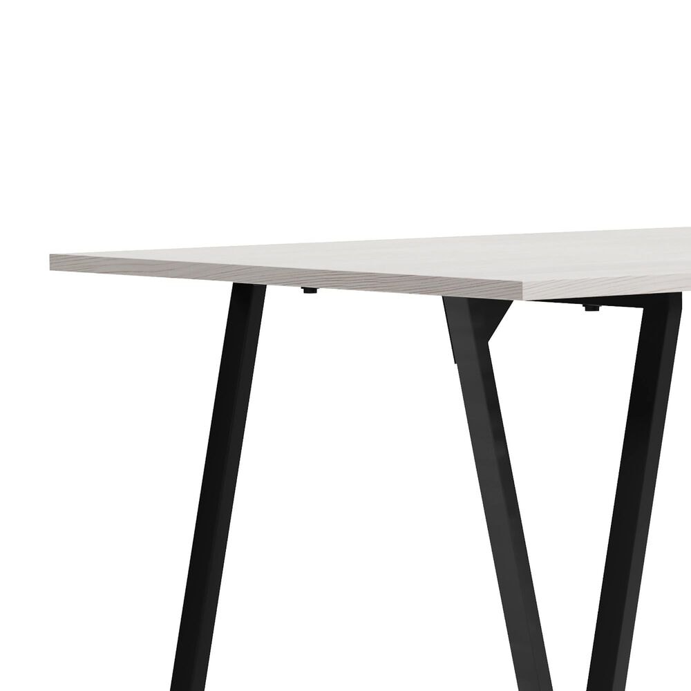 Ashley Bayflynn 2-Shelf Desk in White and Black, , large