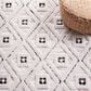 Safavieh Marrakesh MRK546A 4" x 6" Ivory and Grey Area Rug, , large