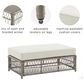 Crosley Furniture Thatcher Patio Coffee Table in Creme - Table Only, , large