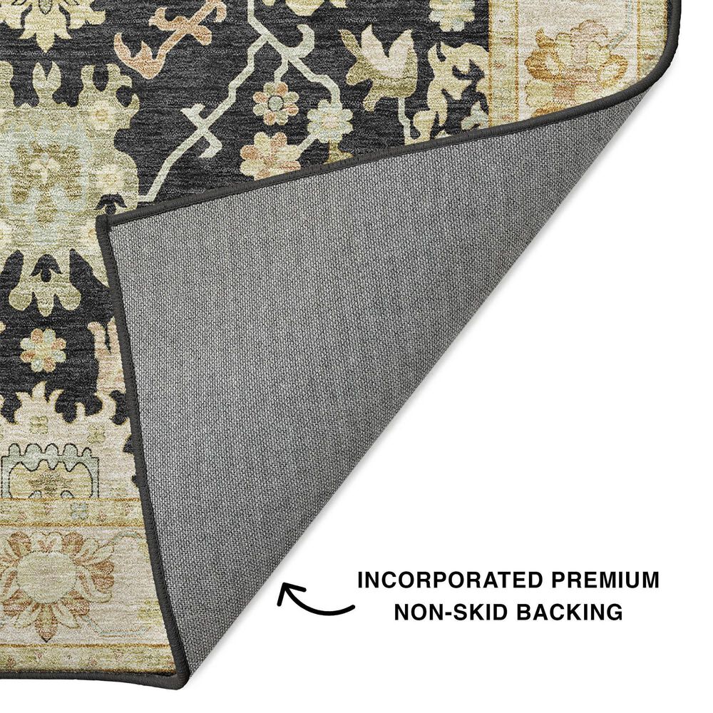 Dalyn Rug Company Hatay HY2 2'6" x 3'10" Black Area Rug, , large