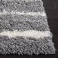 Safavieh Venus Shag VNS603J 6"7" Square Grey and Ivory Area Rug, , large