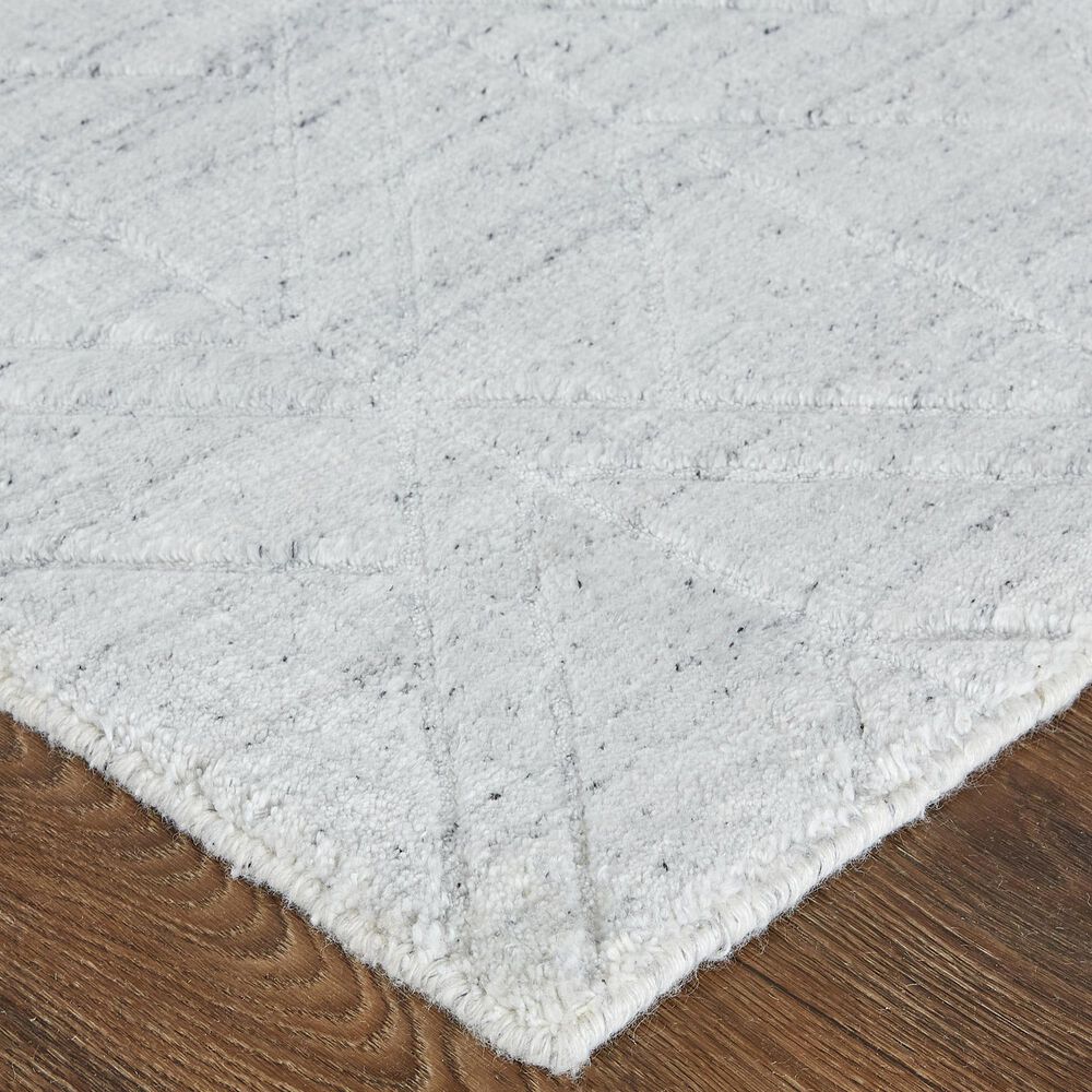 Feizy Redford 8847F 3&#39;6&quot; x 5&#39;6&quot; White and Silver Area Rug, , large