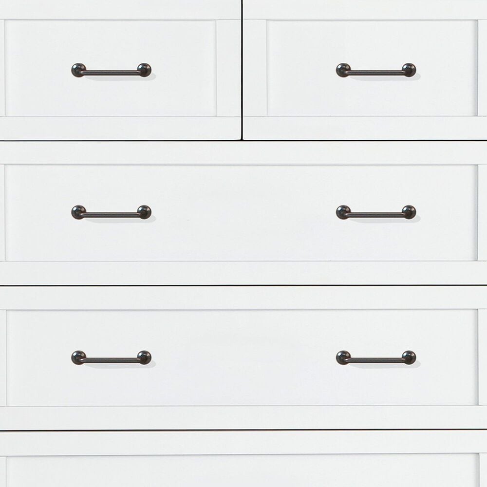 Appleseed Rowan 6-Drawer Tall Chest in Pure White, , large