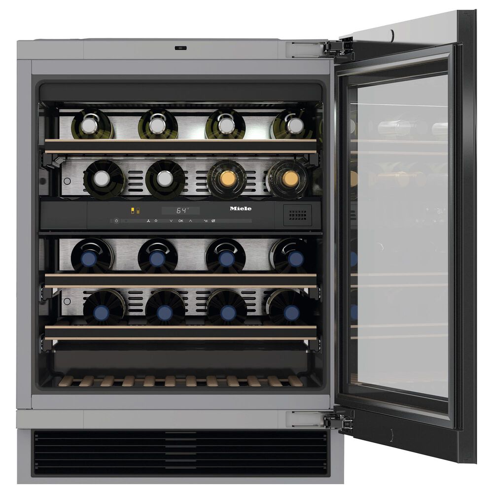 Miele 24" Dual Zone Wine Storage in Stainless Steel, , large