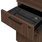 Regency Global Sourcing Legacy 71" Office Desk with Double Full Pedestal in Neo Walnut, , large