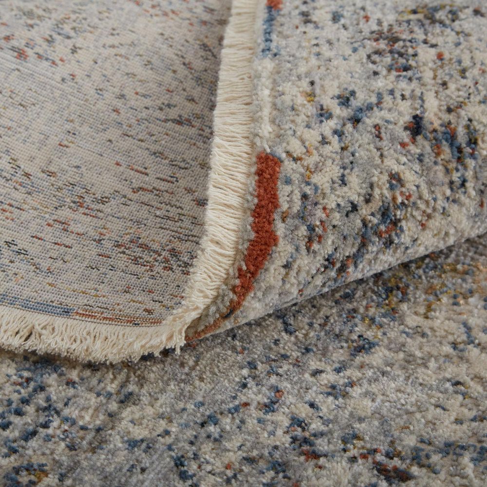 Feizy Kaia 2&#39;6&quot; x 10&#39; Gray Runner, , large