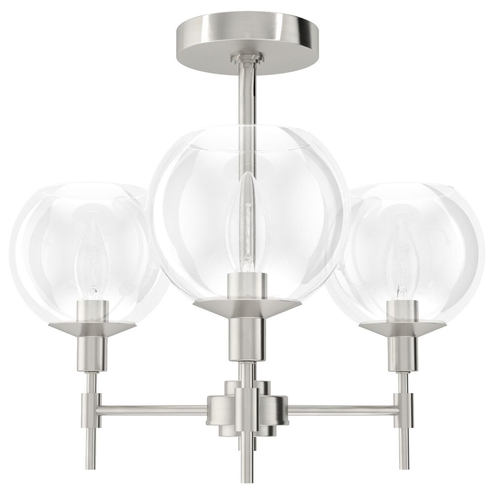 Hunter Xidane 3-Light Chandelier in Brushed Nickel, , large
