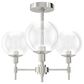 Hunter Xidane 3-Light Chandelier in Brushed Nickel, , large