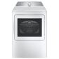 GE Profile 5 Cu. Ft. Top Load Impeller Washer and 7.4 Cu. Ft. Electric Dryer Laundry Pair in White, , large