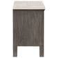 New Heritage Design Lisbon 2-Drawer Nightstand in Gray and White, , large