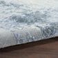 Nourison Silk Shadows 7"9" x 9"9" Blue, Grey and Ivory Area Rug, , large