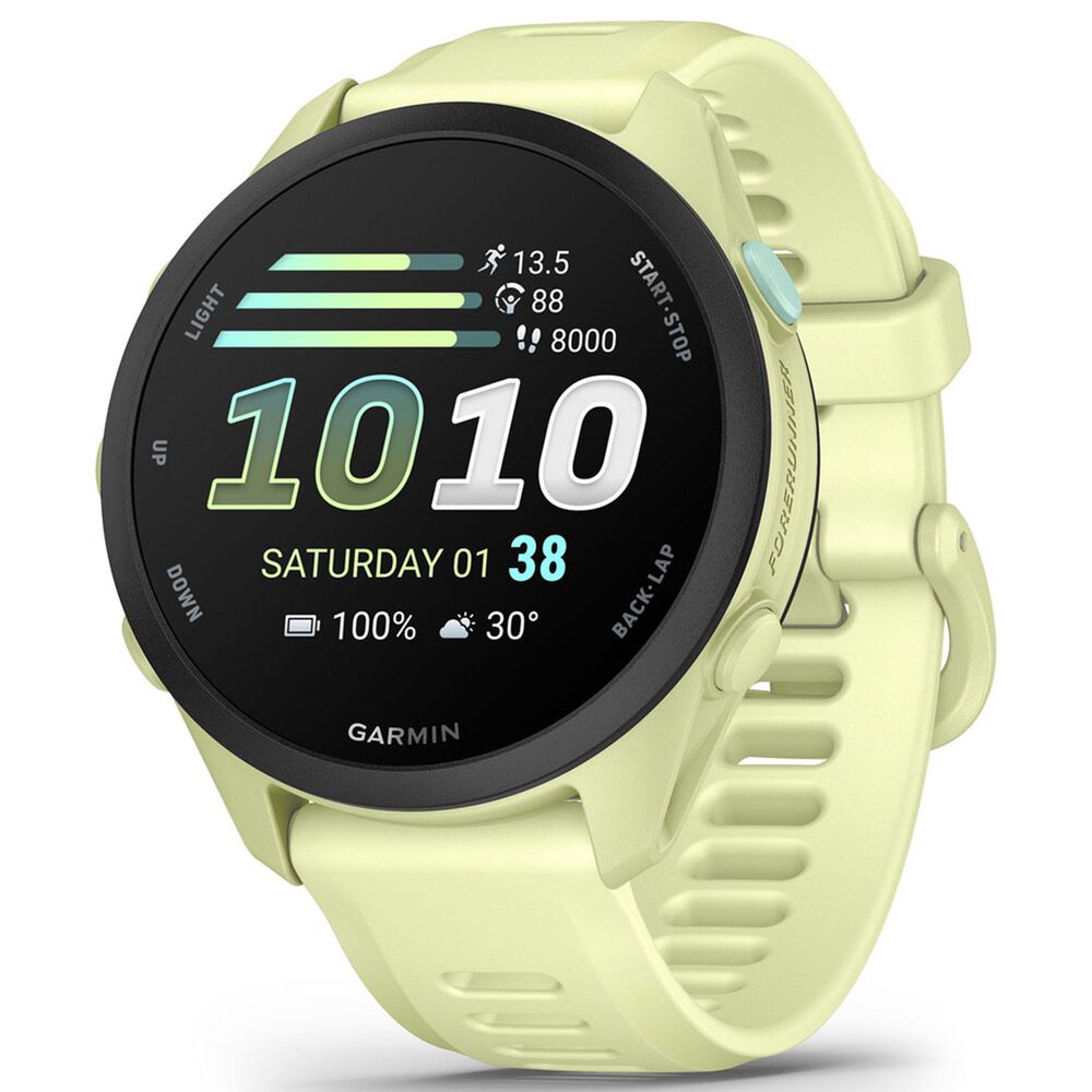 Garmin Forerunner 70 Smartwatch 42mm with Silicone Band in Citron, , large