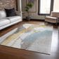 37B Ravenna RN7 8" x 10" Gold Area Rug, , large