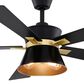 Vaxcel Scottsdale 52" LED Ceiling Fan in Black and Gold, , large