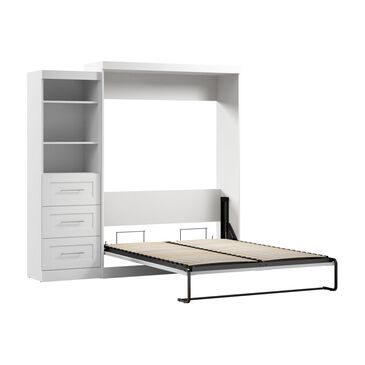 Bestar Pur 90" Queen Wall Bed Kit In White, , large