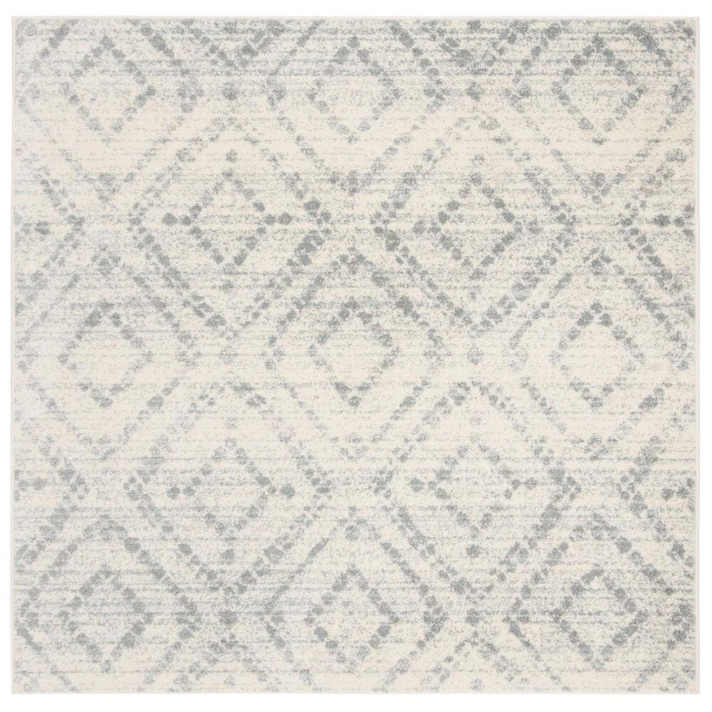 Safavieh Adirondack ADR131T-6SQ 6" Square Ivory and Light Blue Area Rug, , large